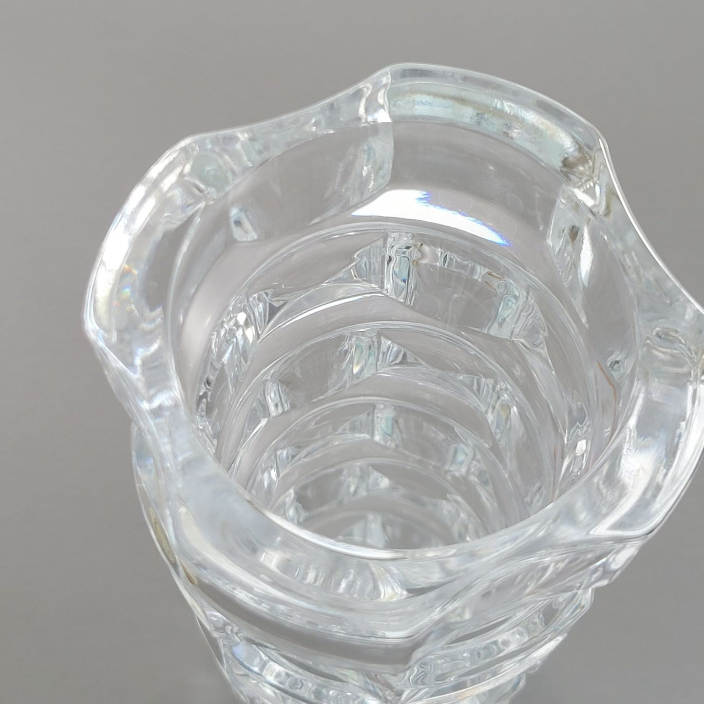 Cristal D'Arques Crystal Ancenis 8" Flower Vase, Made in France