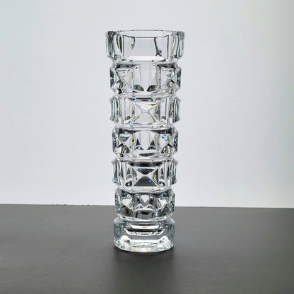 Cristal D'Arques Crystal Ancenis 8" Flower Vase, Made in France