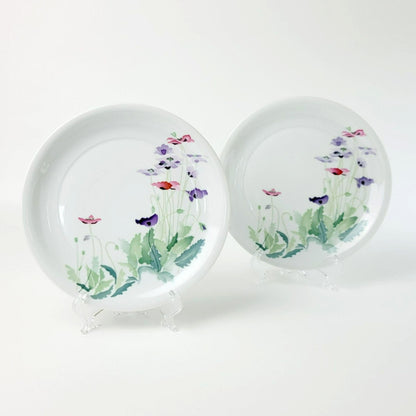 Block Spal Salad Plate Set of 2, Artist's Garden Midsummer Watercolor