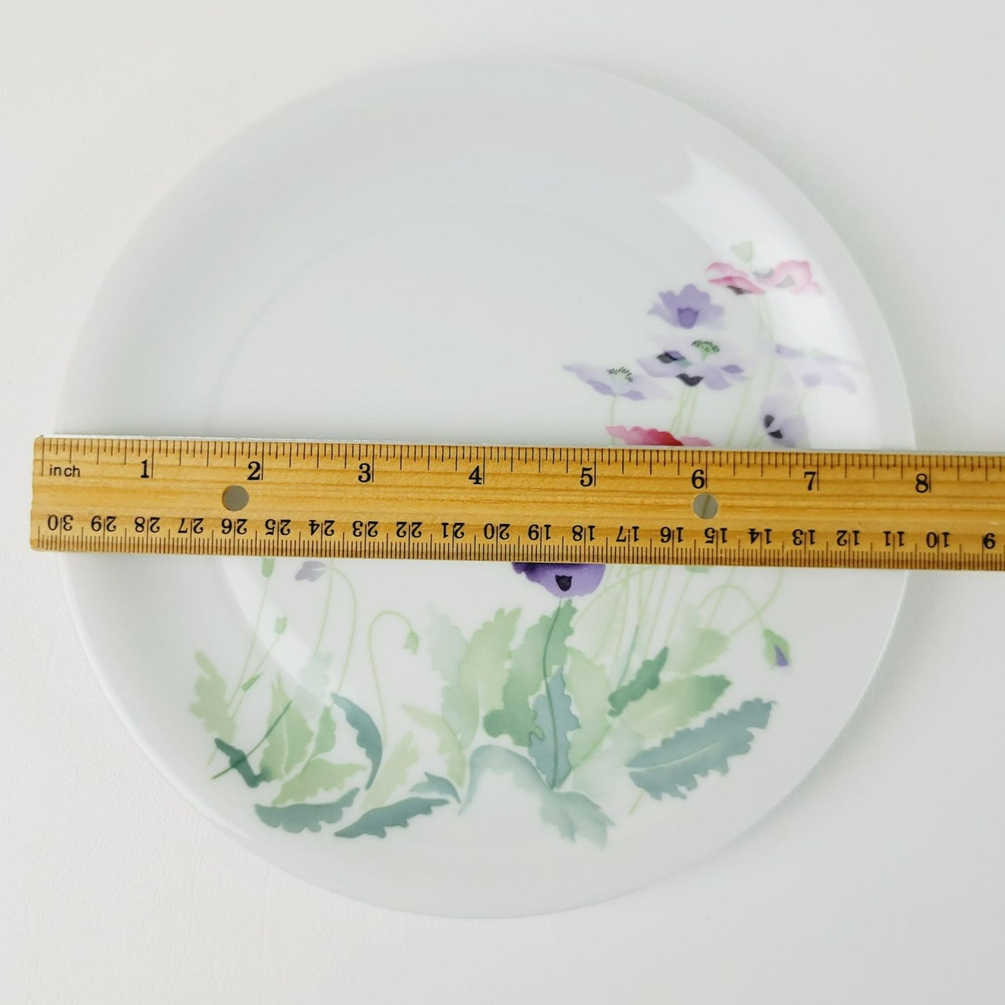 Block Spal Salad Plate Set of 2, Artist's Garden Midsummer Watercolor