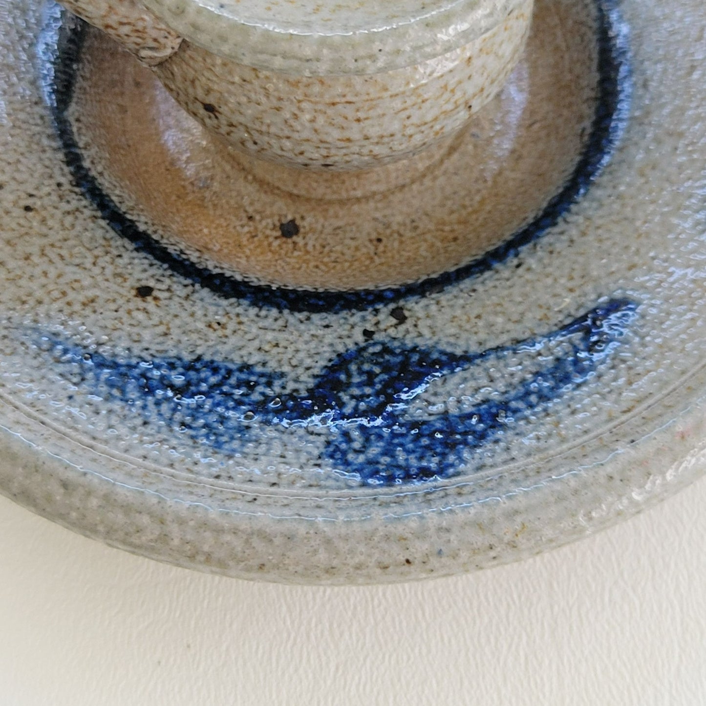 Rowe Pottery Candlestick Holder, Handmade c.1982 USA