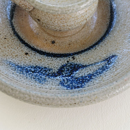 Rowe Pottery Candlestick Holder, Handmade c.1982 USA