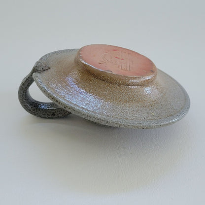 Rowe Pottery Candlestick Holder, Handmade c.1982 USA