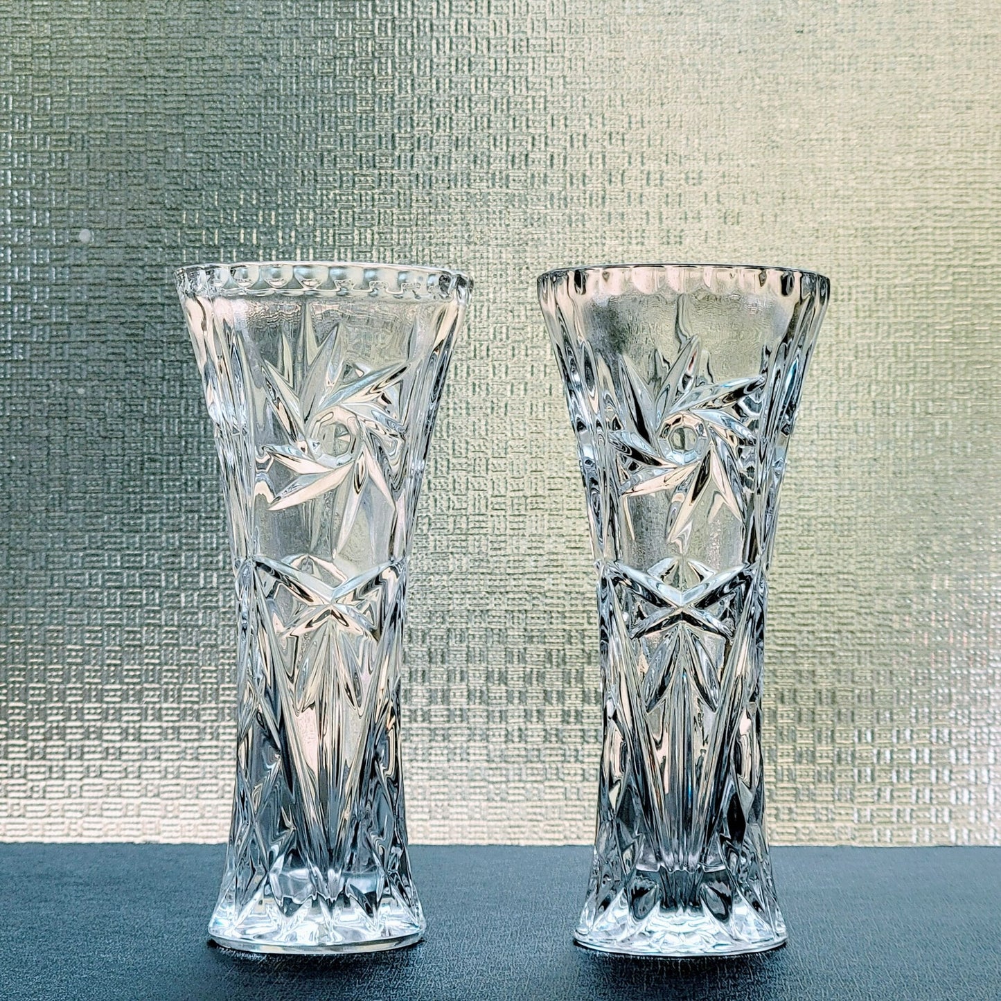 Lenox Crystal Star Bud Vase, Set of 2