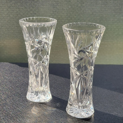 Lenox Crystal Star Bud Vase, Set of 2