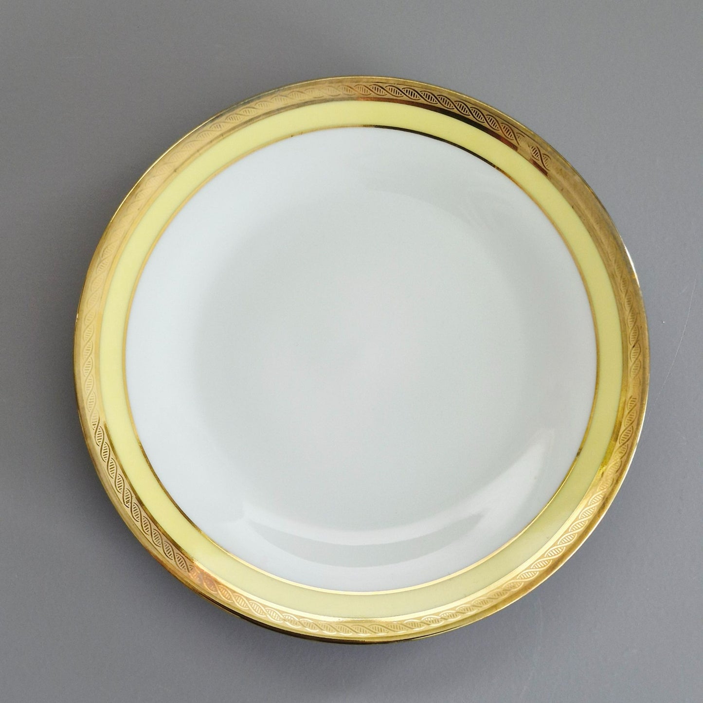 Richard Ginori "Palermo Yellow" Bread Plate, Set of 2 Italy c.1960-70s
