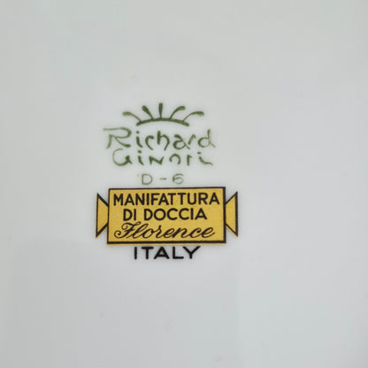 Richard Ginori "Palermo Yellow" Bread Plate, Set of 2 Italy c.1960-70s