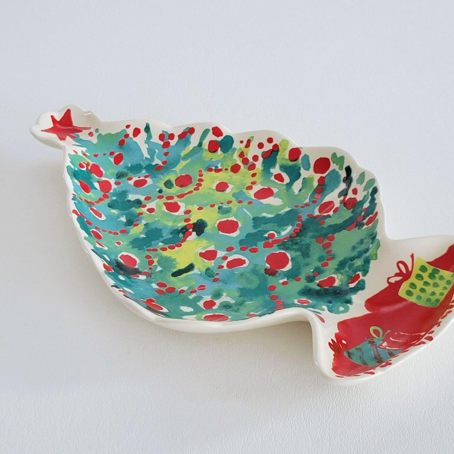 Lenox Holiday Tree Canape Plate 10"