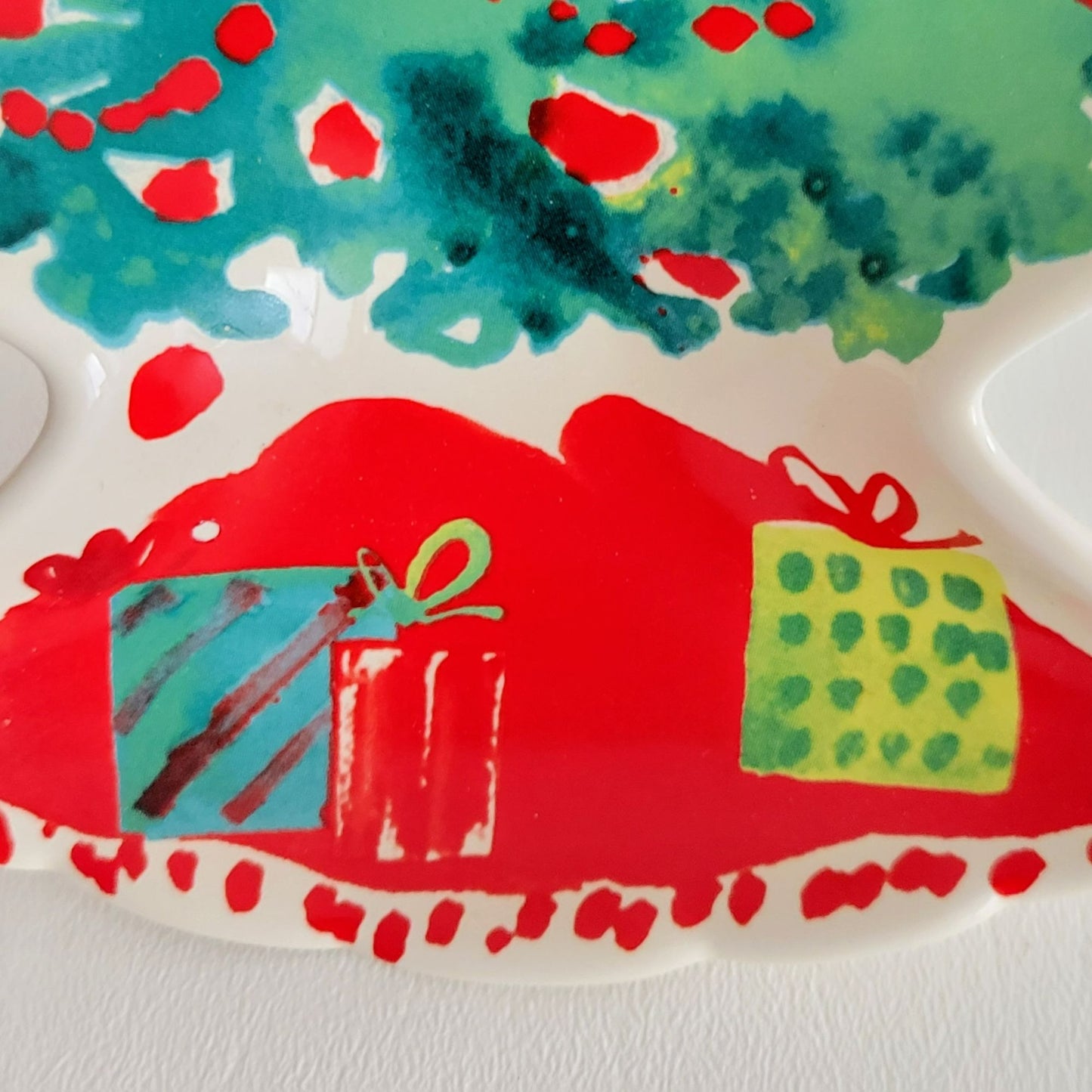 Lenox Holiday Tree Canape Plate 10"