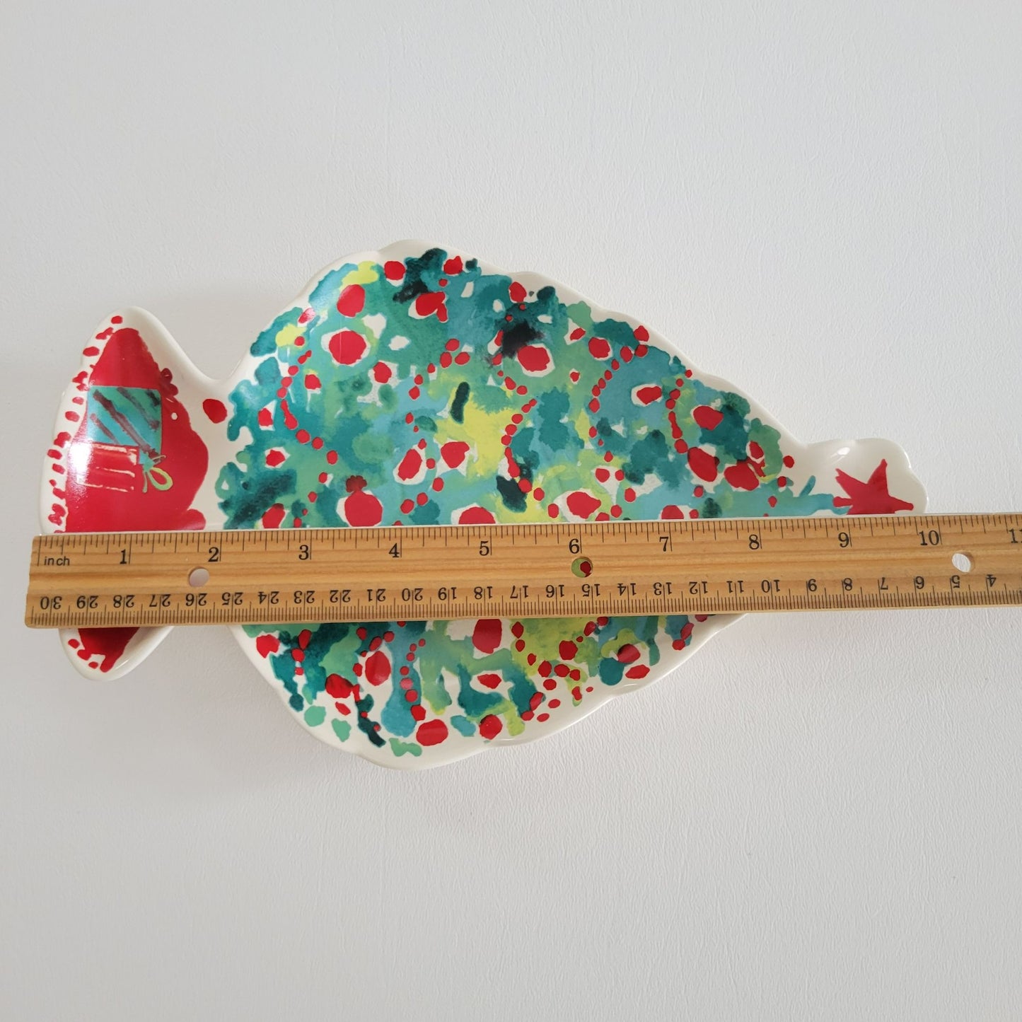 Lenox Holiday Tree Canape Plate 10"