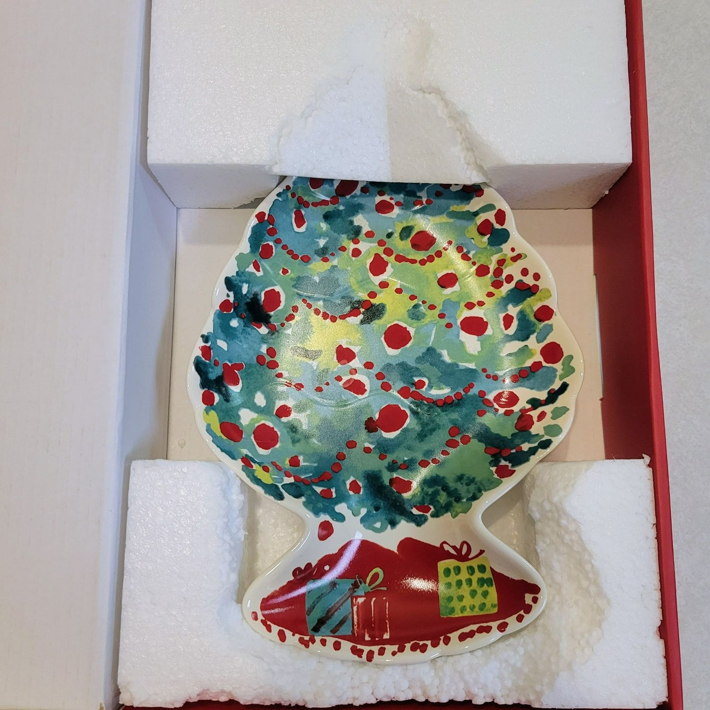 Lenox Holiday Tree Canape Plate 10"