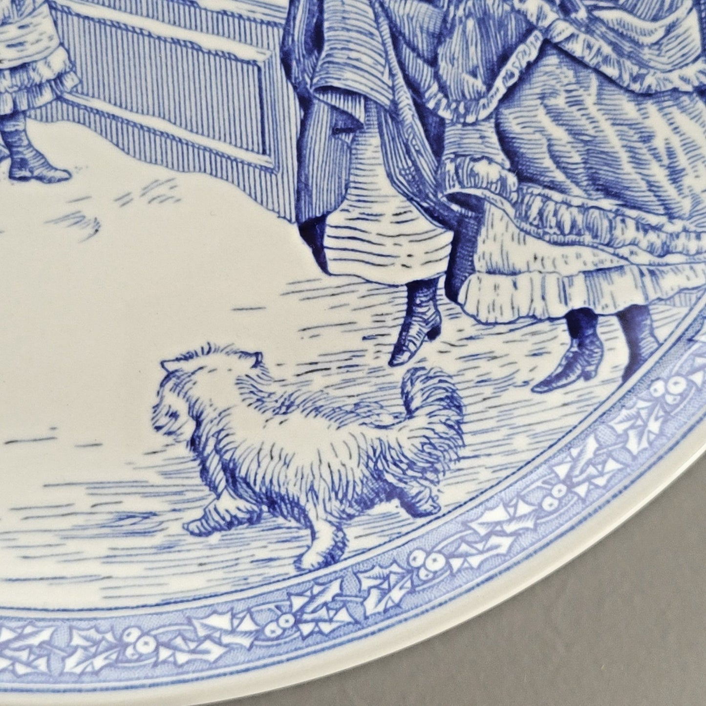 Spode Blue Room Victorian Annual Christmas Plate 1998, Made in England