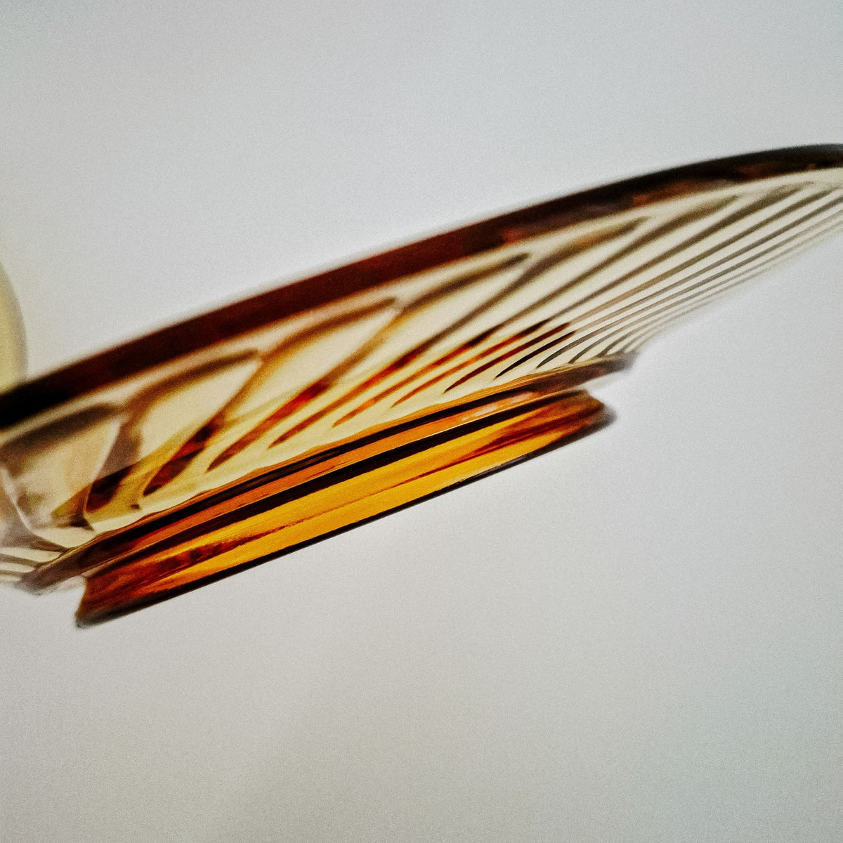 Imperial Glass "Twisted Optic" Footed Salad Plate Set of 2, c.1927-30 USA
