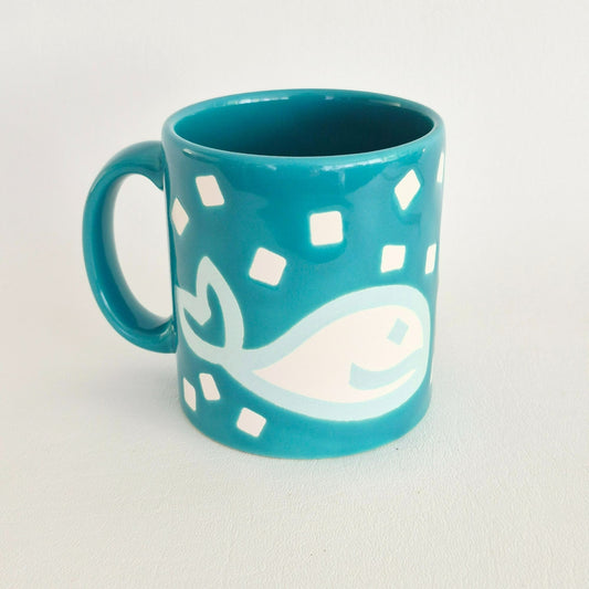 Waechtersbach Whale Coffee Mug, W. Germany Mark