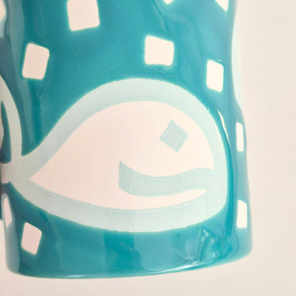 Waechtersbach Whale Coffee Mug, W. Germany Mark
