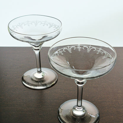 Bryce Champagne Coupe Set, c.1930-50 USA