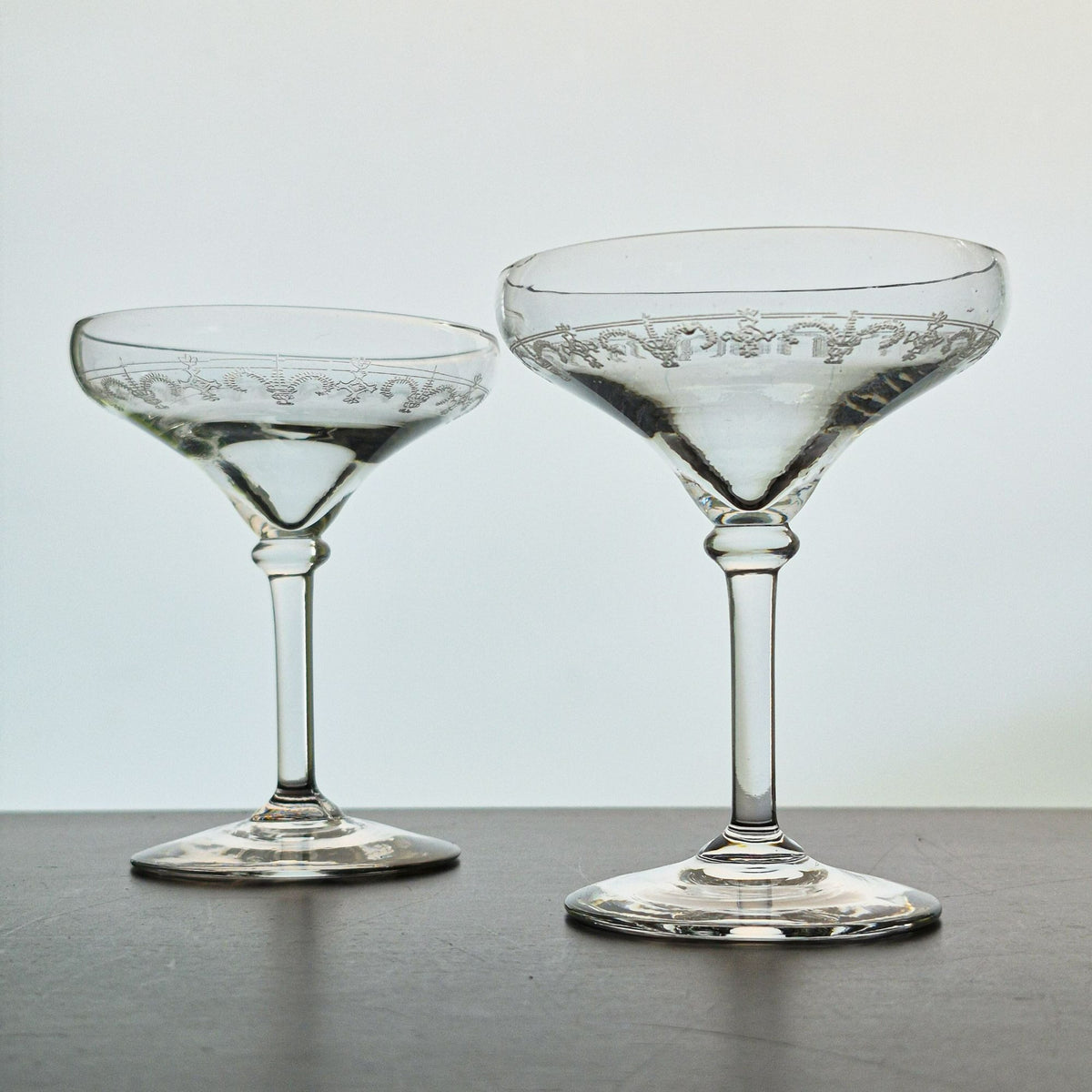 Bryce Champagne Coupe Set, c.1930-50 USA