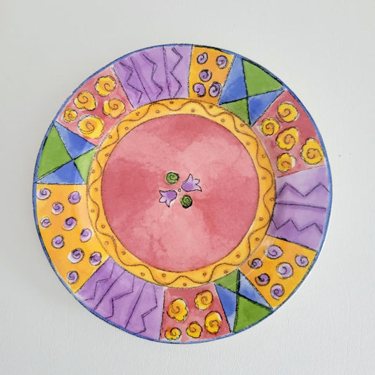 Sango Sweet Shoppe Cherry Cheesecake Salad Plate, Set of 2, c.1999-2002