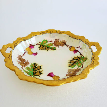 Antique JP Limoges Hand-Painted Trinket Dish, c.1890-1902 France