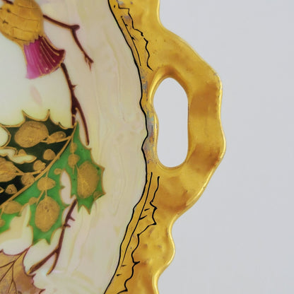 Antique JP Limoges Hand-Painted Trinket Dish, c.1890-1902 France
