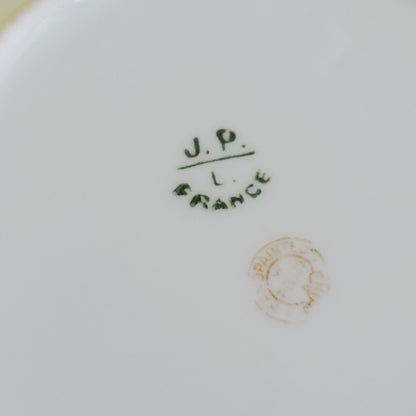 Antique JP Limoges Hand-Painted Trinket Dish, c.1890-1902 France