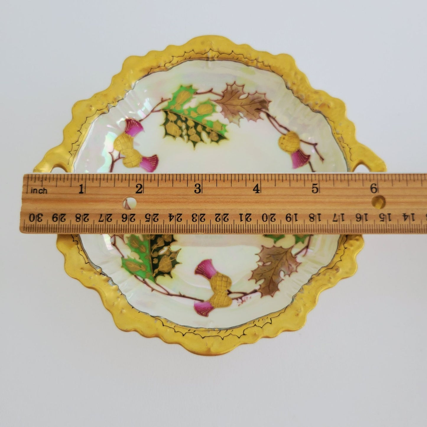 Antique JP Limoges Hand-Painted Trinket Dish, c.1890-1902 France