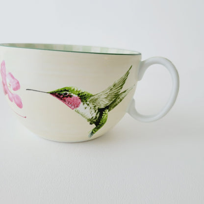 Lenox Summer Greetings Large Hummingbird Breakfast Cup & Saucer Set