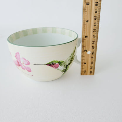 Lenox Summer Greetings Large Hummingbird Breakfast Cup & Saucer Set