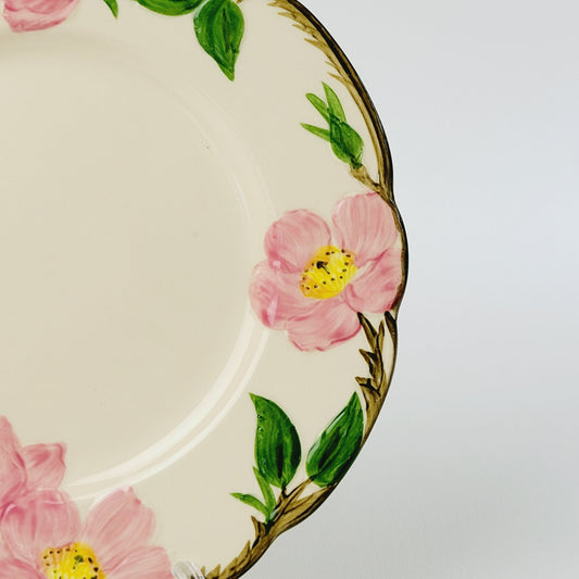 Franciscan Desert Rose Salad Plate c.1949-53, USA Back Stamp