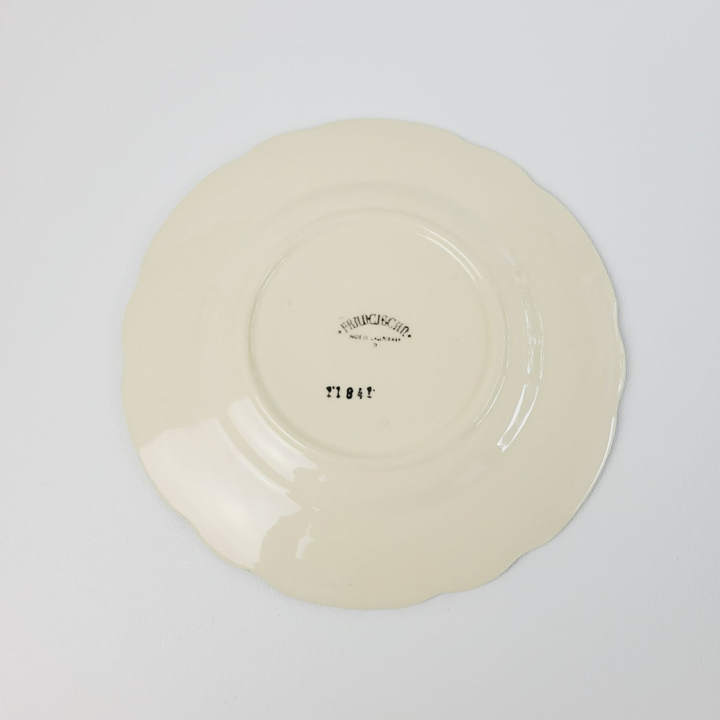Franciscan Desert Rose Salad Plate c.1949-53, USA Back Stamp