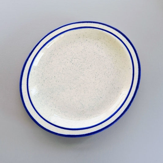 Syracuse KINGS INN Oval Steak Plate, USA c1920s Restaurant Ware