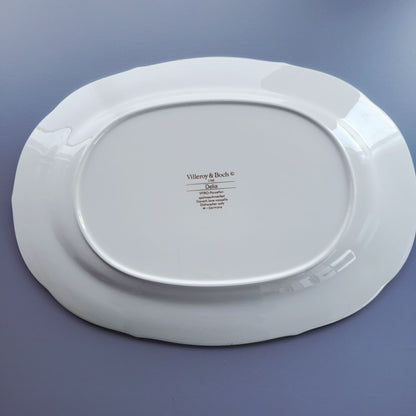 Villeroy & Boch "Delia" 15" Oval Serving Platter, c.1990-94 Germany