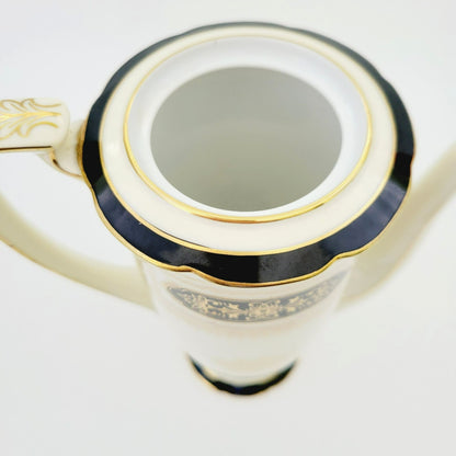 Noritake Art Nouveau Coffee Pot, c1940s Japan