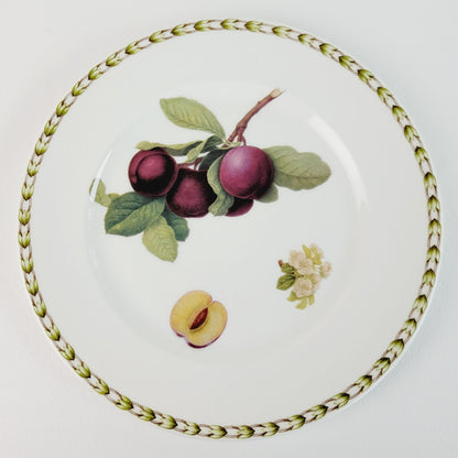 Queen's Hookers Fruit Plum Salad Plate Set of 2, Made in England
