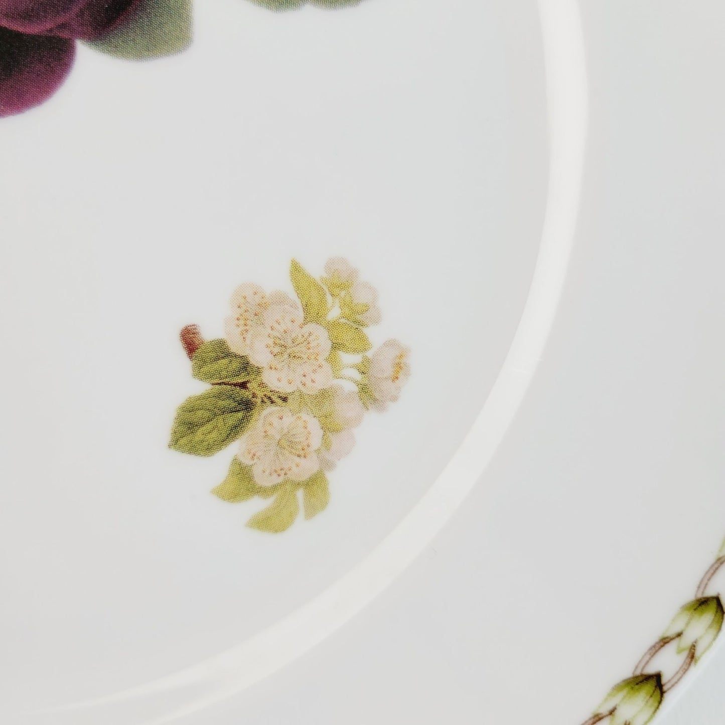 Queen's Hookers Fruit Plum Salad Plate Set of 2, Made in England