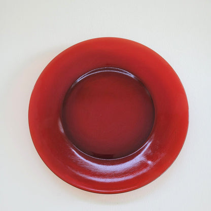 Anchor Hocking Royal Ruby Glass Dinner Plate SET of 2, USA Made