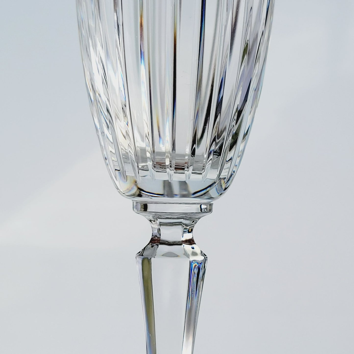 Lenox Decor Cut Crystal Fluted Champagne Glasses, Set Of 2