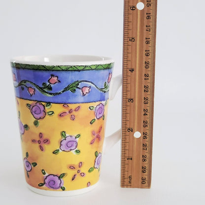 Sango The Sweet Shoppe Cinnamon Swirl Coffee Mug, Set of 2, c.1999-2002