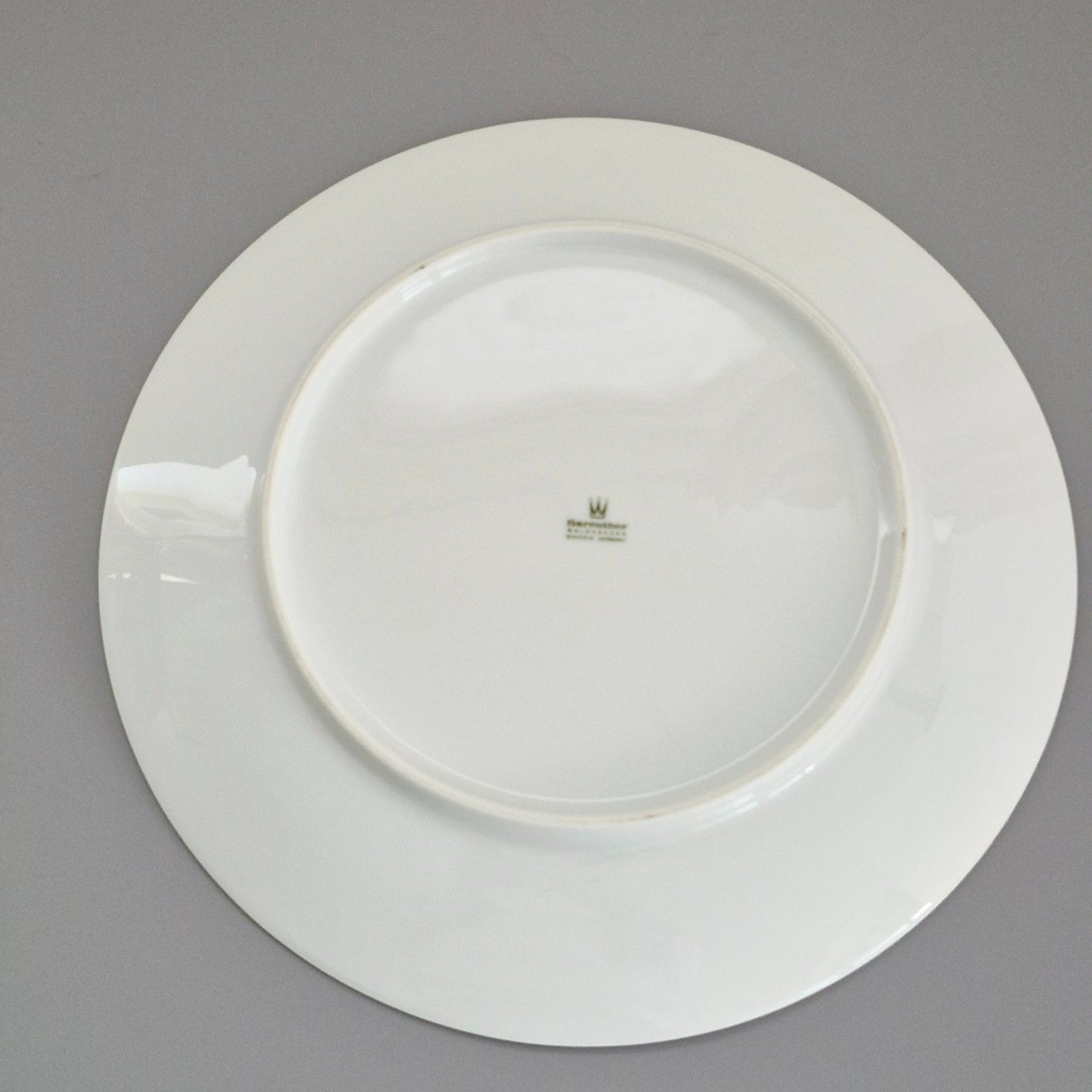 Bareuther Peach & Cherry Dinner Plates, c.1970-90s Germany