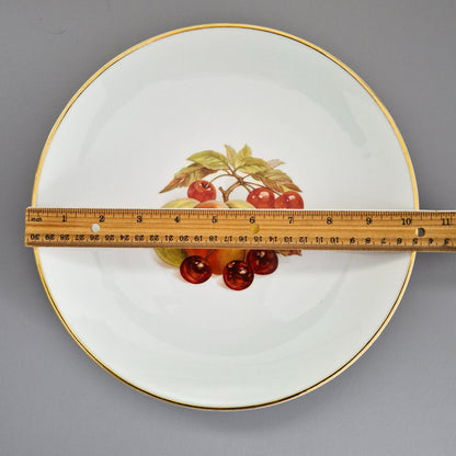 Bareuther Peach & Cherry Dinner Plates, c.1970-90s Germany