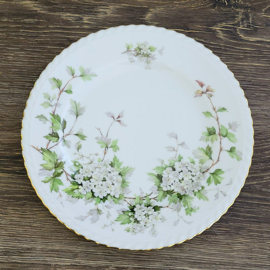 Franconia K&A Krautheim Hawthorn Dinner Plate, Gadroon Border, c.1964-75 Germany