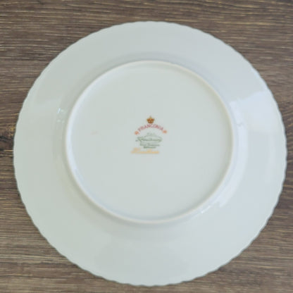 Franconia K&A Krautheim Hawthorn Dinner Plate, Gadroon Border, c.1964-75 Germany