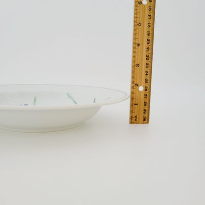Mikasa Metro Sketch Book Large Rim Soup Bowl Set of 2, c.1980s Japan