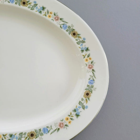 Royal Doulton Pastorale 16" Oval Platter, c. 1970-90 England