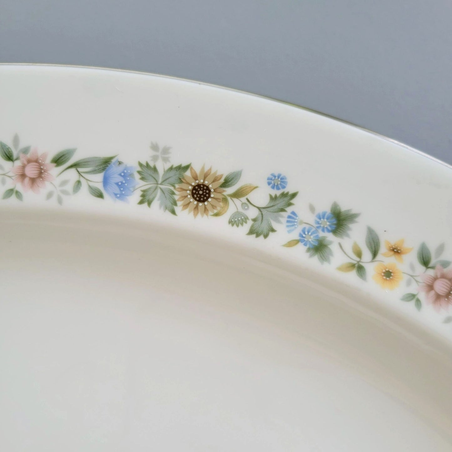 Royal Doulton Pastorale 16" Oval Platter, c. 1970-90 England