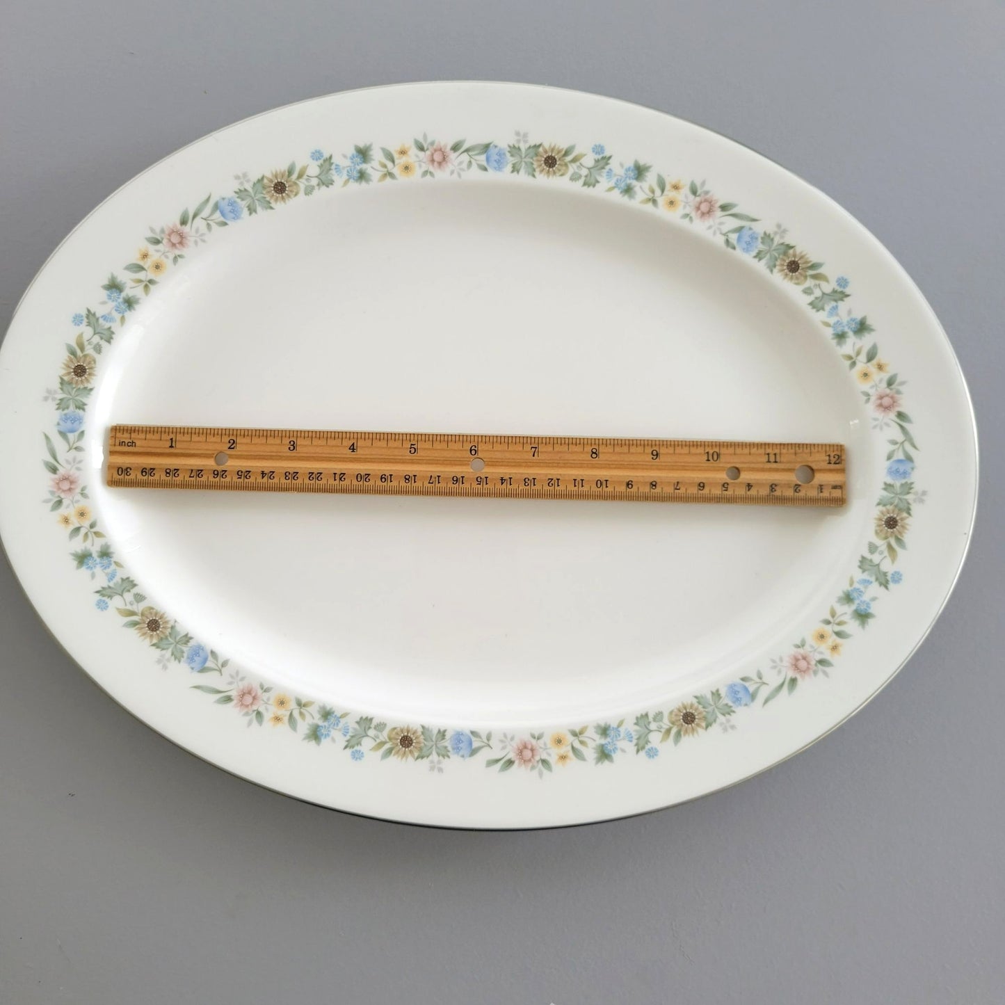 Royal Doulton Pastorale 16" Oval Platter, c. 1970-90 England