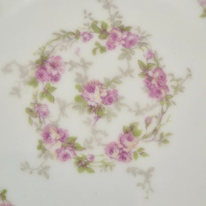 Bernardaud Floral & Swag Bread Plate, Set of 2, Made in France