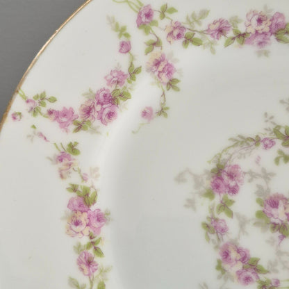 Bernardaud Floral & Swag Bread Plate, Set of 2, Made in France
