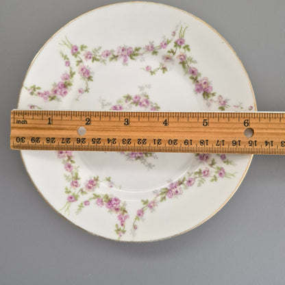 Bernardaud Floral & Swag Bread Plate, Set of 2, Made in France