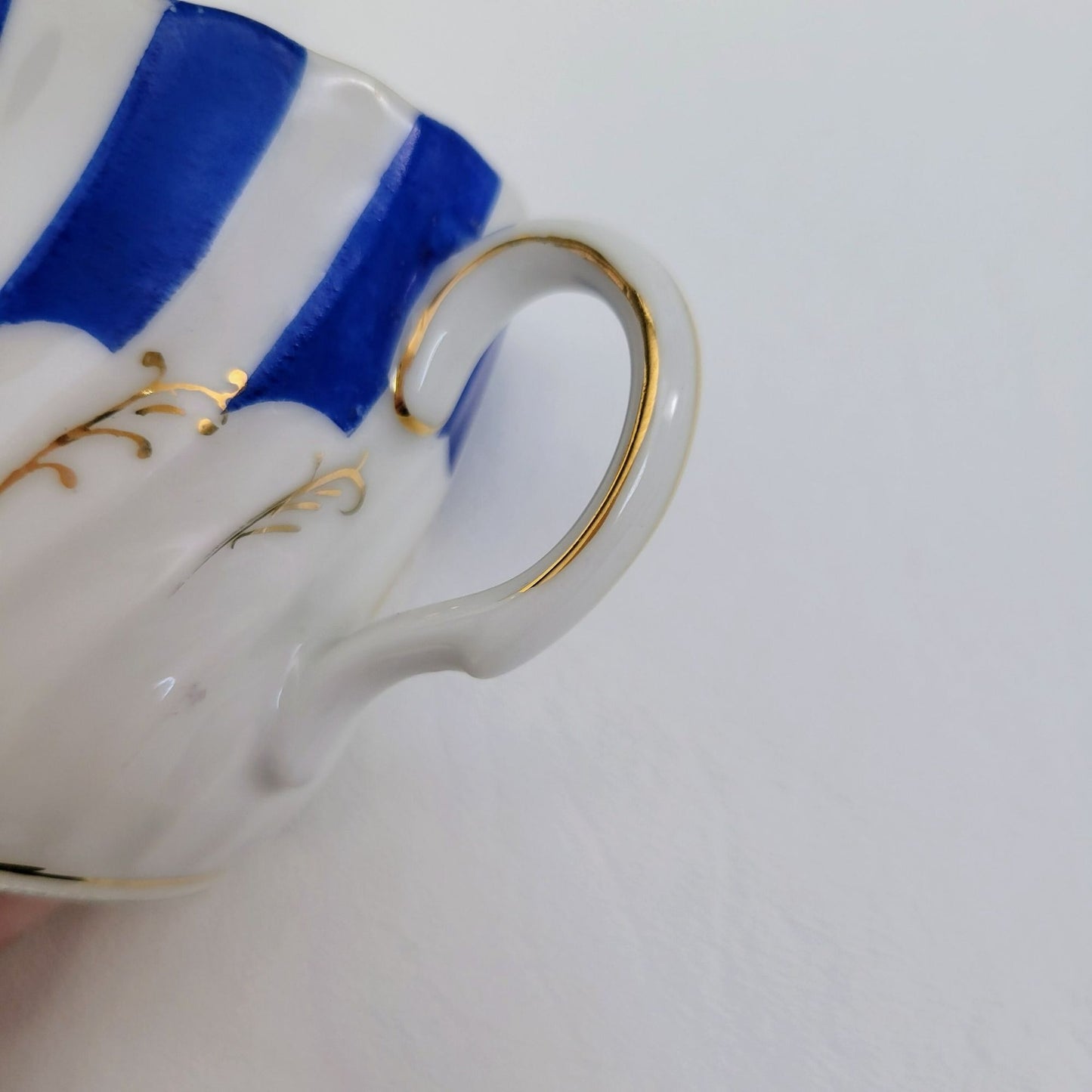 Ucagco China Demitasse Cup & Saucer, Set of 4, Made in Occupied Japan